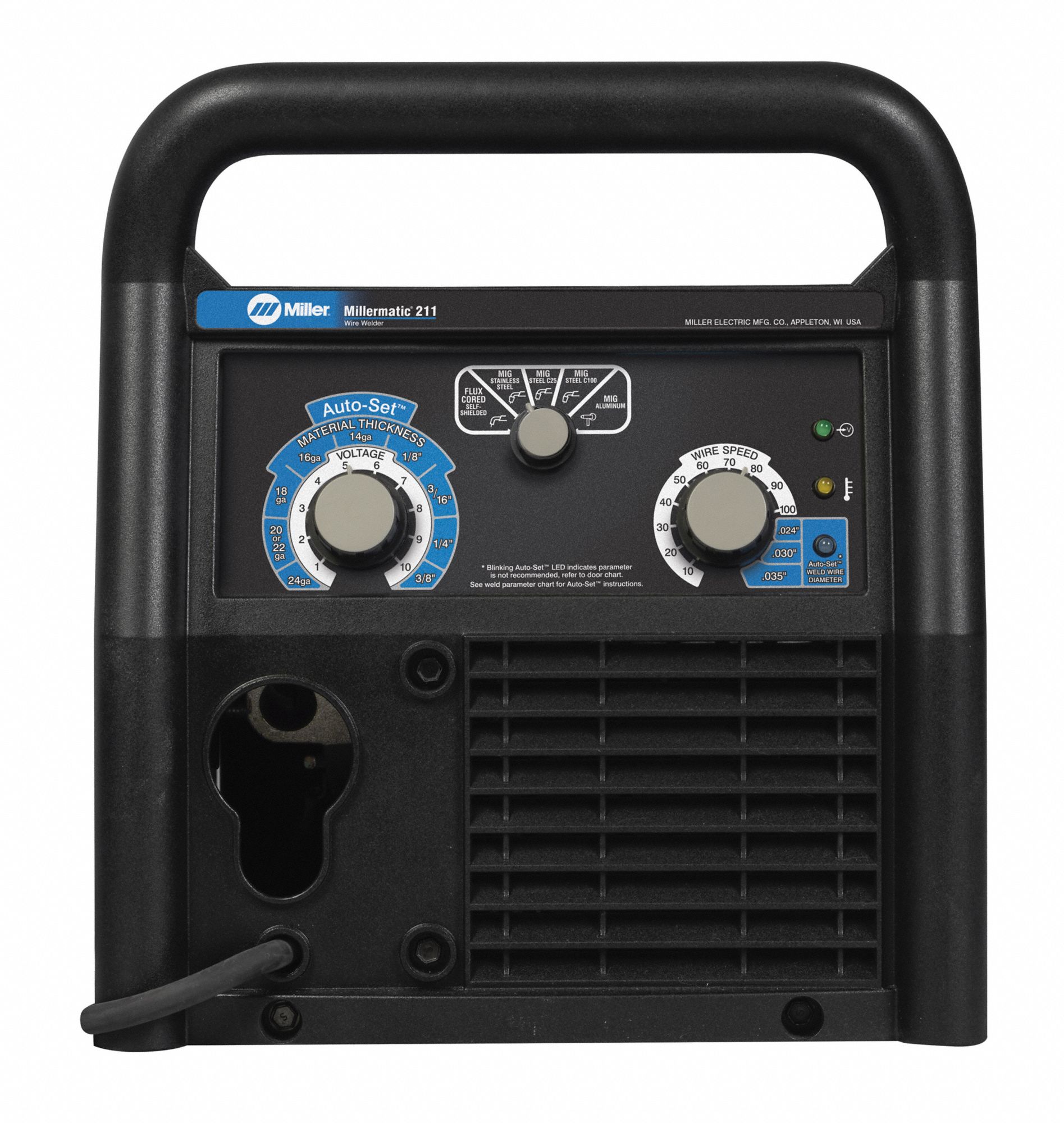 MILLER ELECTRIC MIG Welder Millermatic 211, MIG Pack 40JC24907614