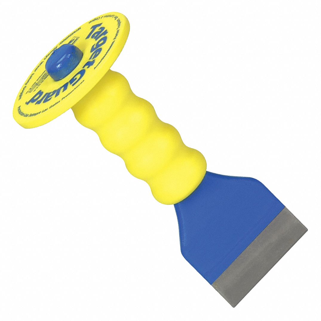 ELECTRICIAN CHISEL, 2 3/4 IN BLADE W, 8 IN OVERALL L, INCLUDES STRIKING CAP, STEEL
