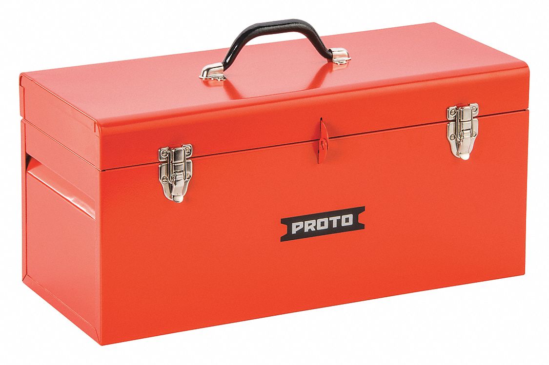 Proto® J9975R Portable Tool Box, 9-1/2 in H x 20 in W x 8-1/2 in D, Steel