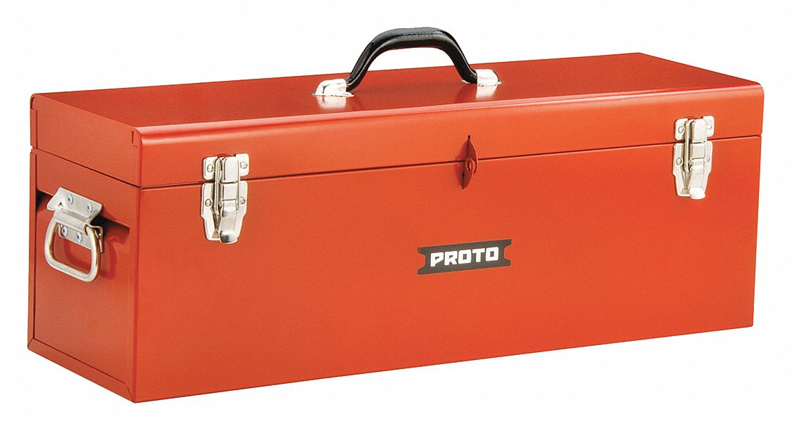 Proto Steel Portable Tool Box 9 1 2 In Overall Height 26 In Overall