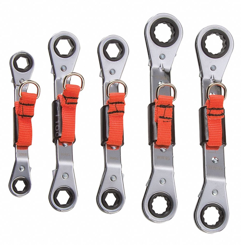 PROTO, Alloy Steel, Chrome, Box End Wrench Set 40JD34J1180ATT