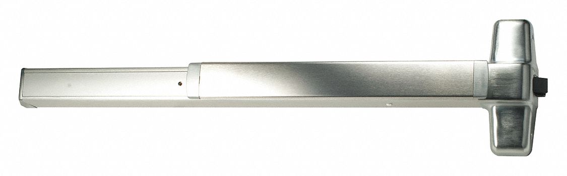 Exit Device: 4 ft Max Door Wd, Chrome