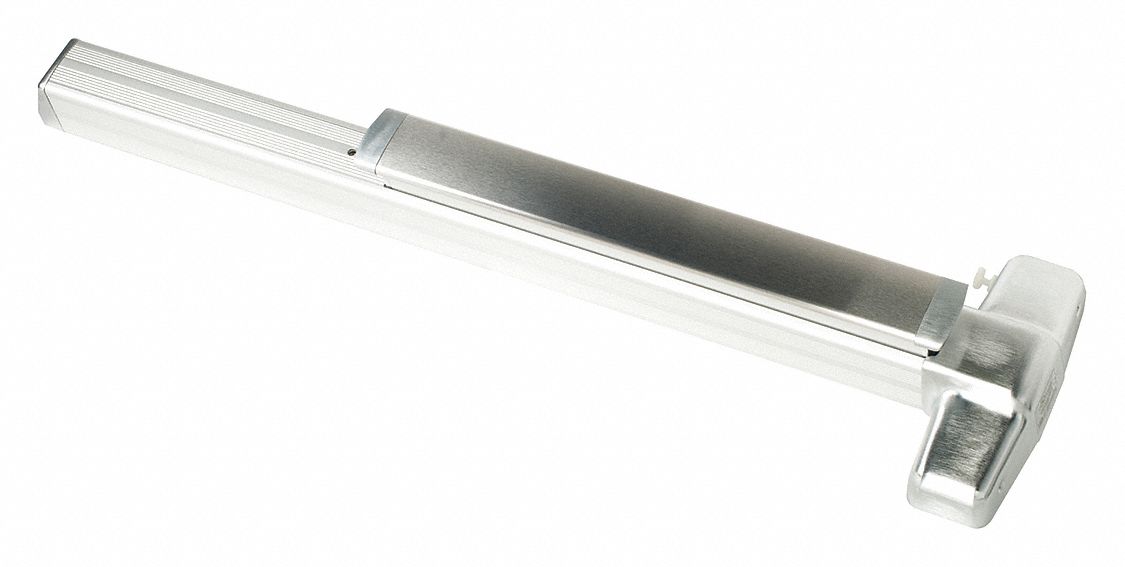 Exit Device: Mortise, 3 ft Max Door Wd, Chrome