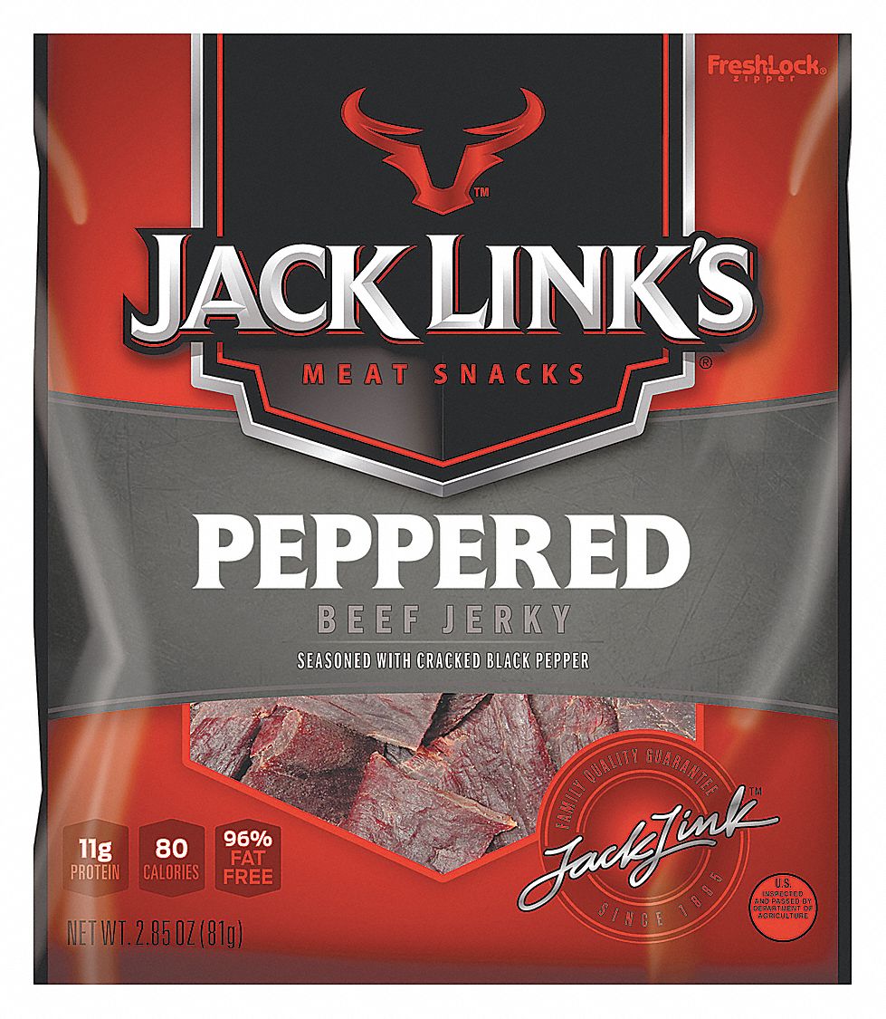 40JF56 - Beef Jerky Peppered 2.85 oz.
