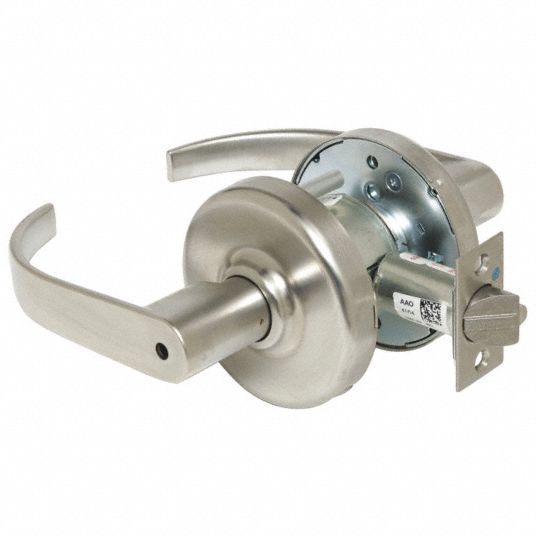 CORBIN, Privacy Lever Locksets, Chrome, Door Lockset - 40JF78|CL3320 ...