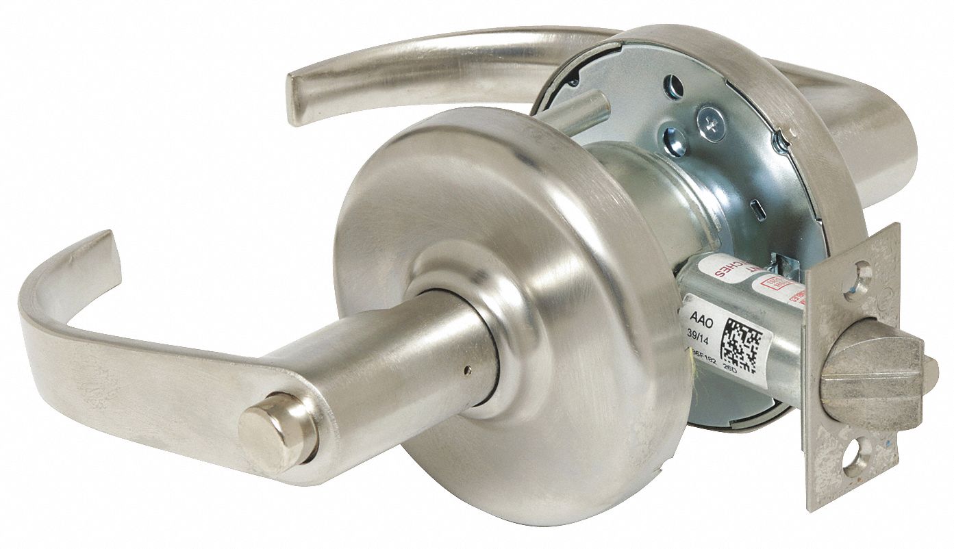 CORBIN, 1, 3300 Curved, Lever Lockset 40JF79CL3320H PZD 626 Grainger
