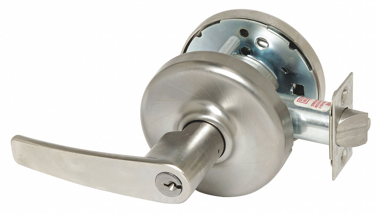 CORBIN, Classroom Security Lever Locksets, Chrome, Door Lockset ...