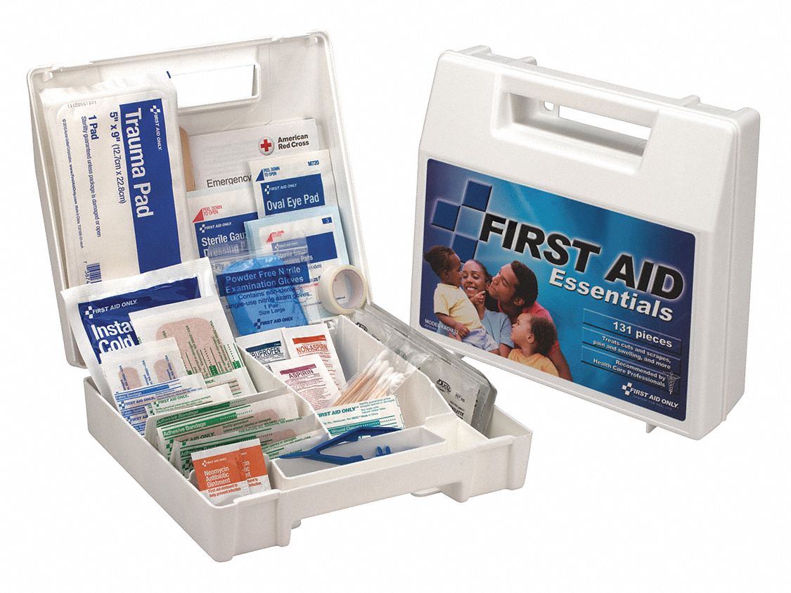 FIRST AID ONLY, Industrial, 50 People Served per Kit, First Aid Kit ...