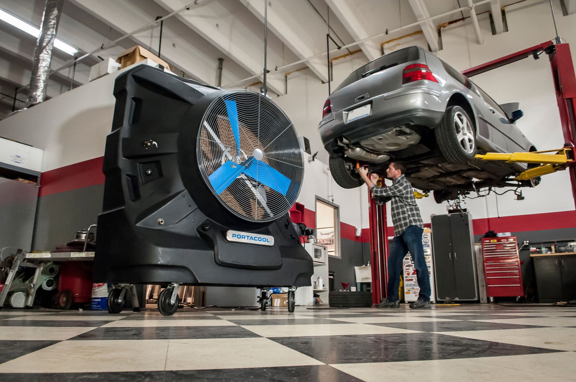 PORTACOOL Portable Evaporative Cooler 48 in Blade Dia, 5625 sq ft