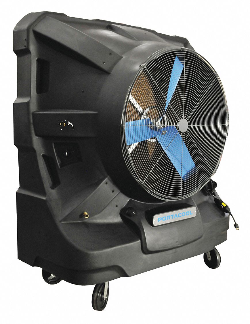 SLIMKOOL 3000-CFM 3-Speed Indoor/Outdoor Portable Evaporative Cooler for  950-sq ft (Motor Included) in the Evaporative Coolers department at