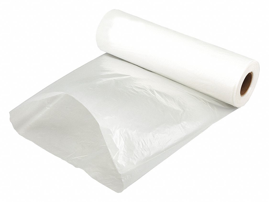 LAY FLAT DUCT, 22 IN DIAMETER,500 FT L, FOR USE WITH 16 IN BLOWERS/20 IN BLOWERS, CLEAR