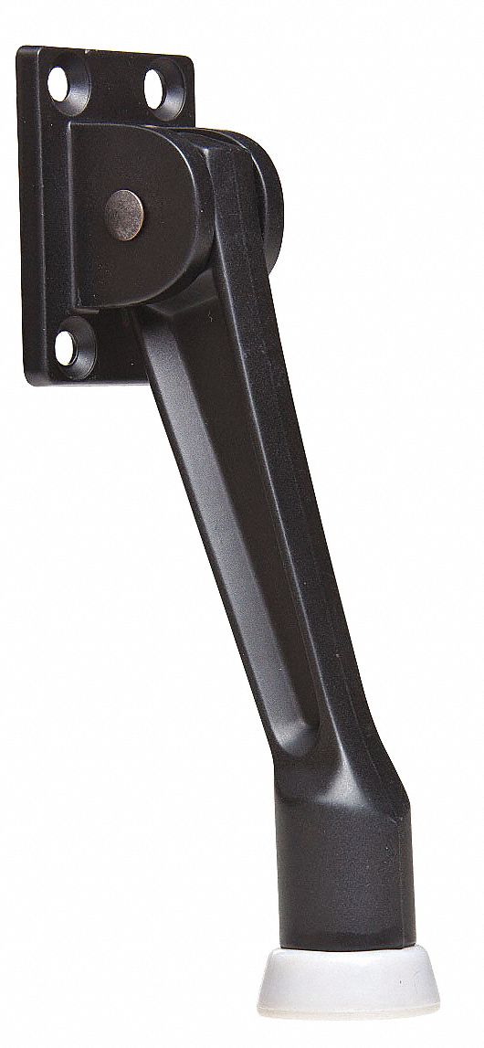 LEVER DOOR HOLDER,1IN,BLACK