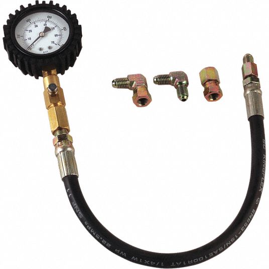 WESTWARD, Compression Tester Kit, Diesel Engine Piston Compression Test