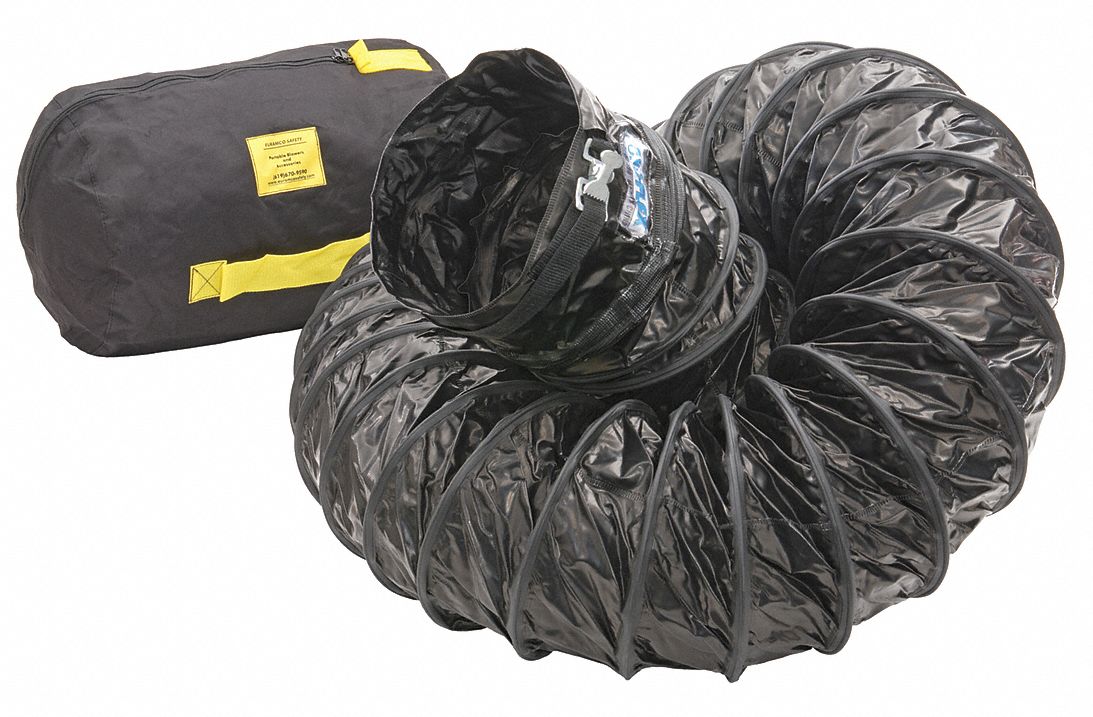 Ventilation Duct 25 ft Black