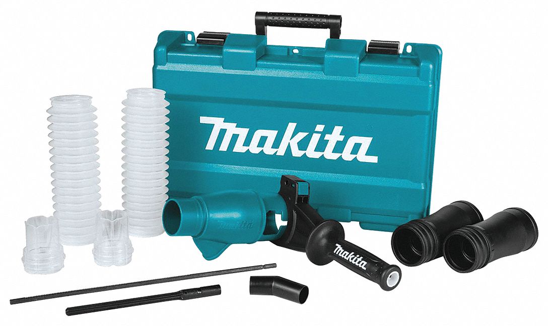 Dust Extraction Tool Attachment: On-Tool, Separate Vacuum, 1 3/4 in Max. Dia, SDS-Max