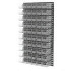 Louvered Panel,36 x 6 x 61 In,Clear