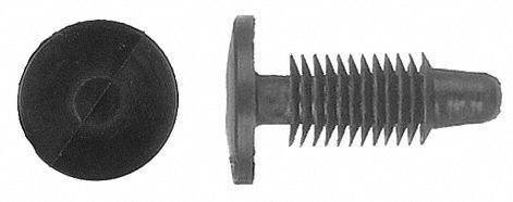 Retainer Blk Nylon 1/4In 23/32In L PK50