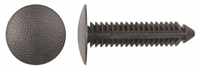 Retainer Blk Nylon 6mm 33mm L PK25