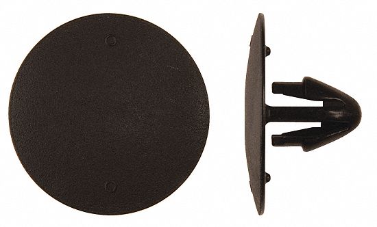 Retainer Blk Nylon 7mm 12mm L PK15