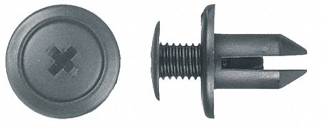Retainer Blk Nylon 7mm 11mm L PK25