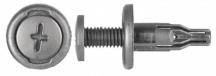 Retainer Blk Nylon 8mm 21mm L PK10