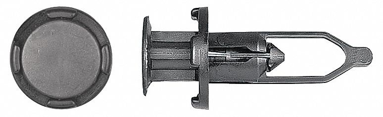 Retainer Blk Nylon 9mm 28mm L PK4