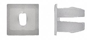 Push-In Rivet Retainer Round Nylon PK50
