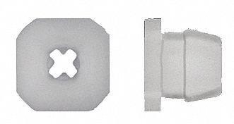 Push-In Rivet Retainer Round Nylon PK25