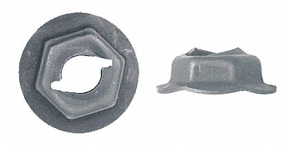 ÉCROU,ACIER,PHOSPHATE NOIR,FILETAGE COUPANT,15MMX6MM,50PQ