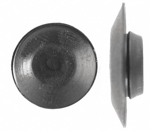 Plug Blk Plastic 3/8In PK100