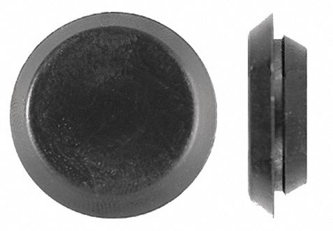 Plug Blk Plastic 3/4In PK100