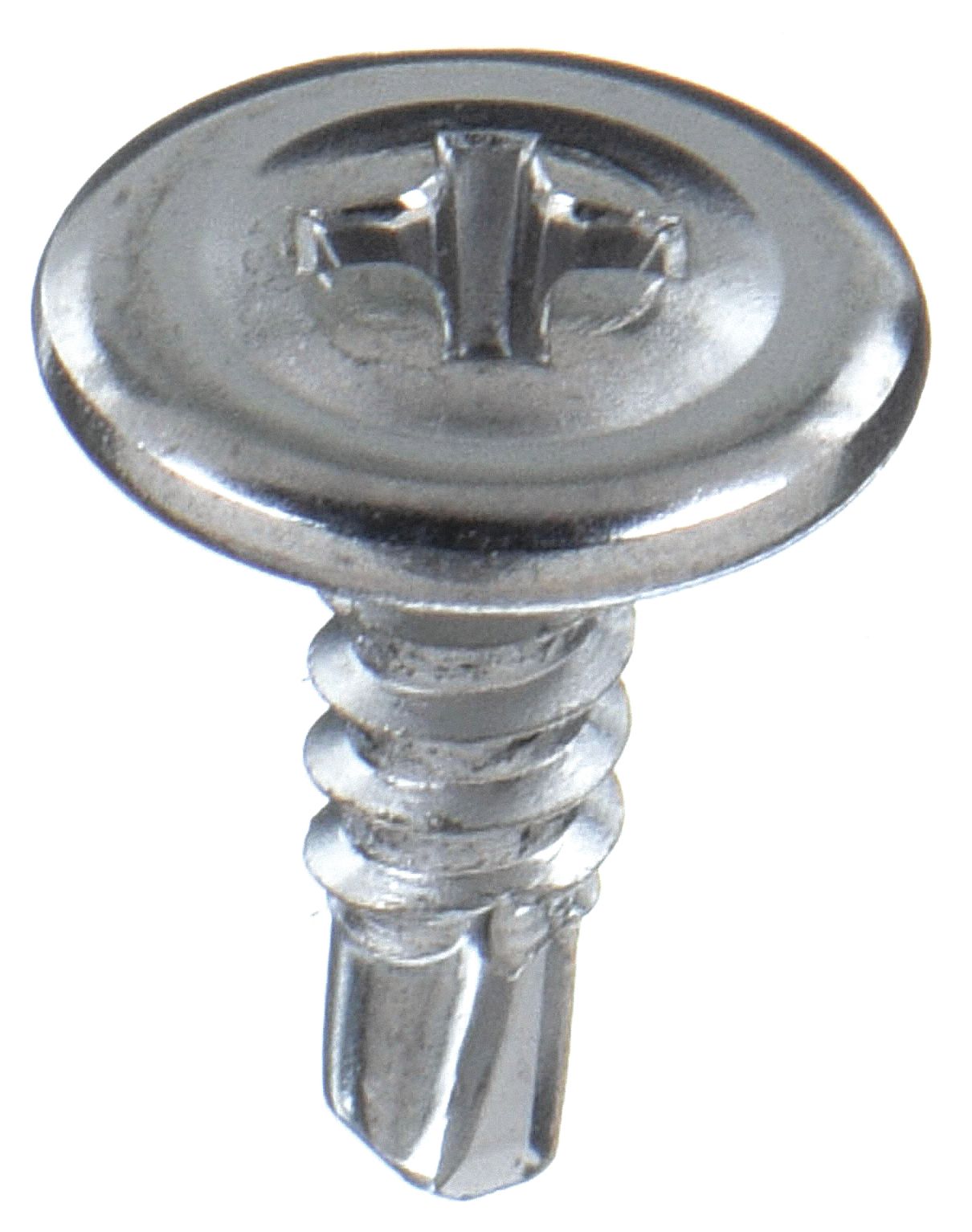 SHEET METAL SCREW, SIZE #8, ½ IN L, STEEL, CHROME PLATED, OVAL, PHILLIPS, 0.063 IN HEAD H, 50 PK