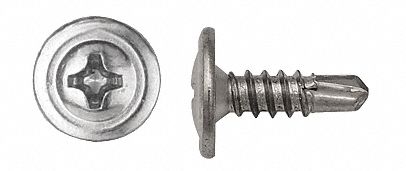 sheet metal screw head types