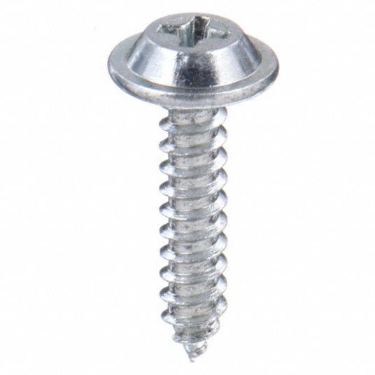 #8 Size, 1/2 in Lg, Sheet Metal Screw - 40K696|5790PK - Grainger