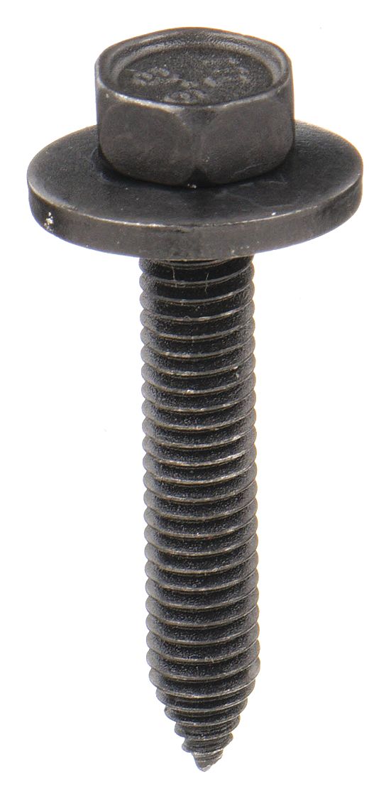 Self-Drilling Screw: #10 Size, 3/4 in Lg, Steel, Phosphate, Hex Washer, External Hex, 50 PK