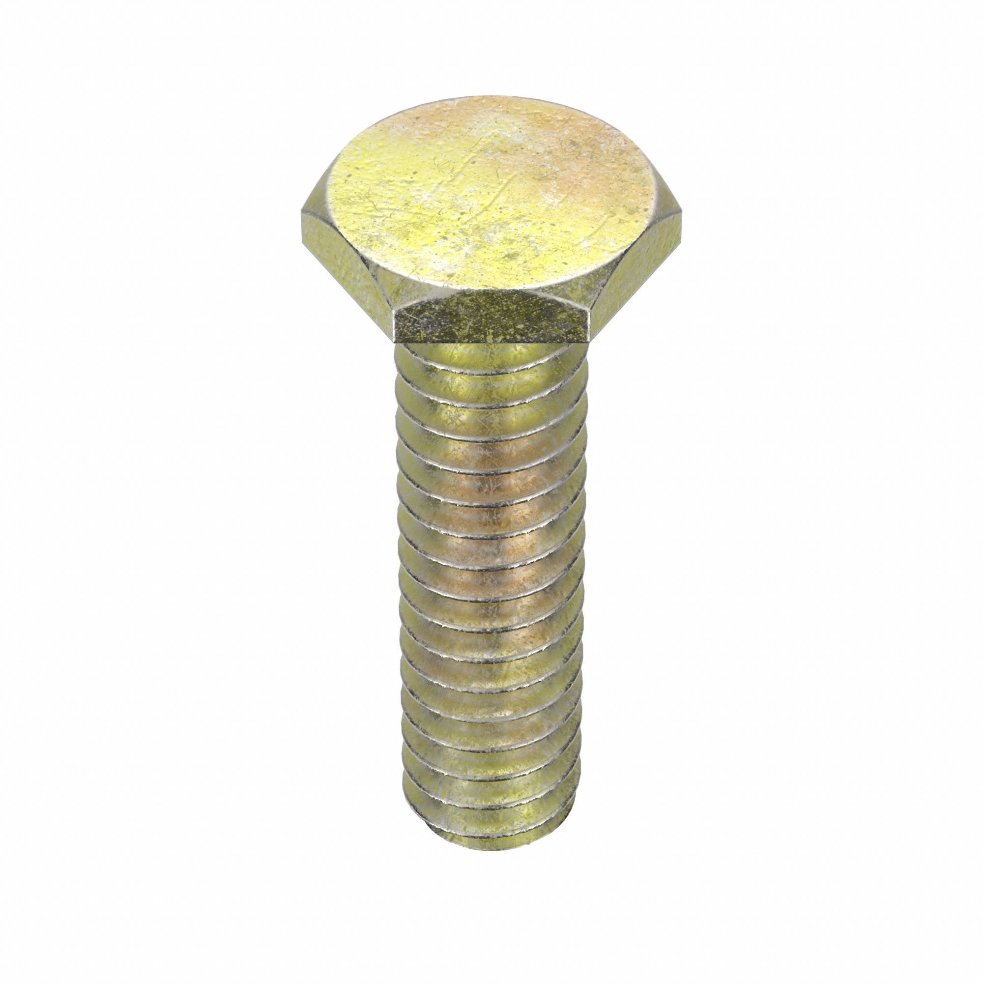 SEMS Screw: #10 Size, 3/4 in Lg, Steel, Zinc Yellow, External Hex, Hex Washer, 50 PK