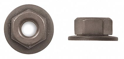 Hex Nut: Std Hex, M5x0.80 Thread, 15 mm Hex Wd, 7 mm Hex Ht, Steel, Phosphate, Std Hex Nut, 50 PK