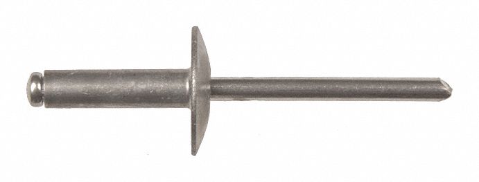 Rivet Large Flange Aluminum 3/16In PK50