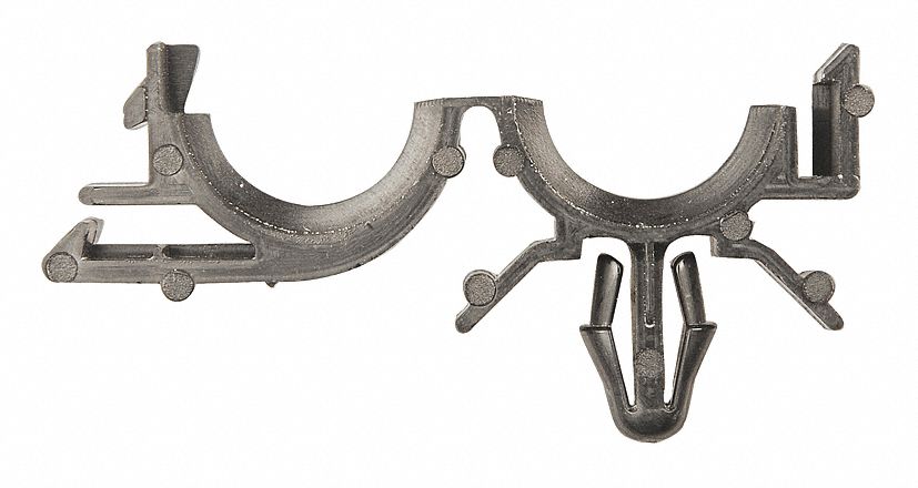 Clip: Wire Loom Routing, Donut, 1⁄2 in, Nylon, G.M., 25 Pack Qty, 25 PK