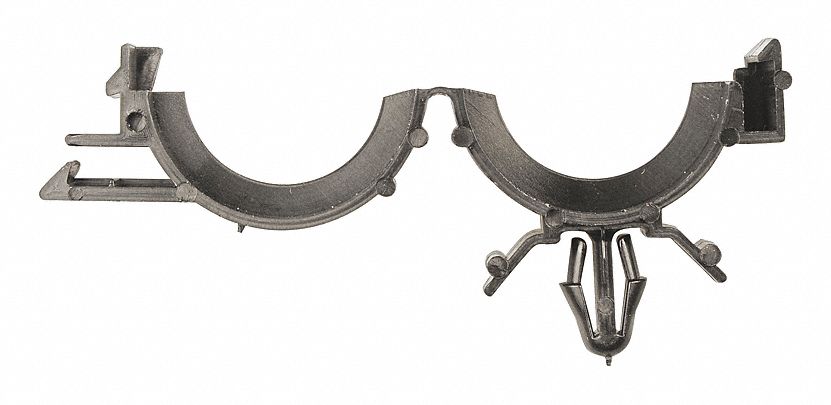 Clip: Wire Loom Routing, Donut, 3⁄4 in, Nylon, G.M., 25 Pack Qty, 25 PK