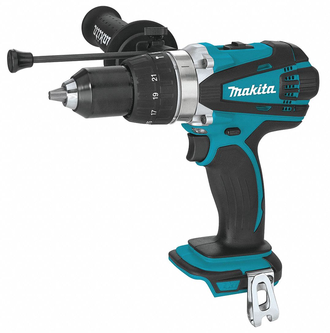 MAKITA 1/2 in Cordless Hammer Drill/Driver, 18.0 V Voltage, Bare Tool