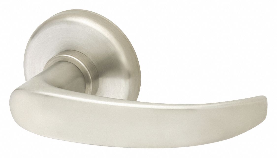 Door Lockset: Classroom Security Lever Locksets, Chrome, ADA Compliant, Interchangeable Core