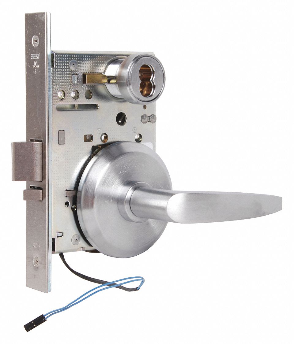 BEST, Storeroom Lever Locksets, Chrome, Door Lockset 40KC15