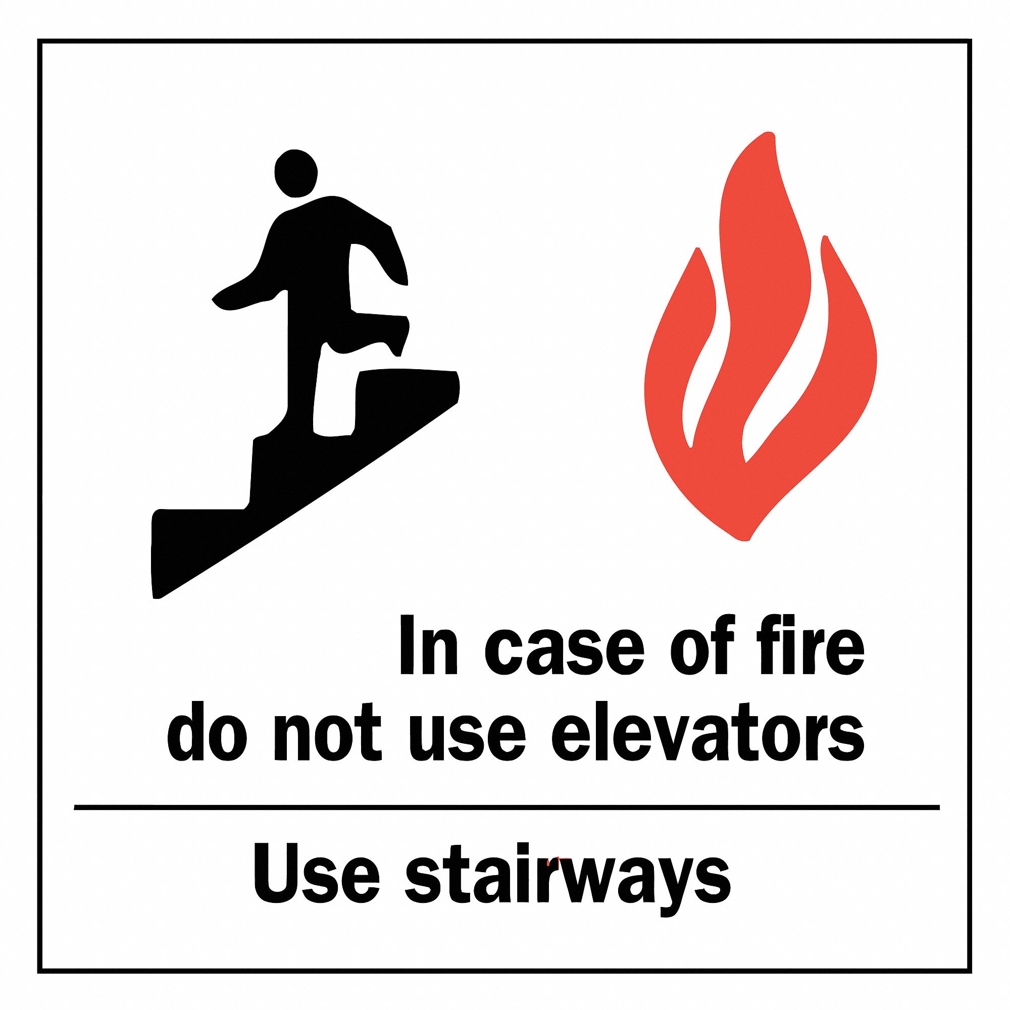Plastic, Fire Sign, 10