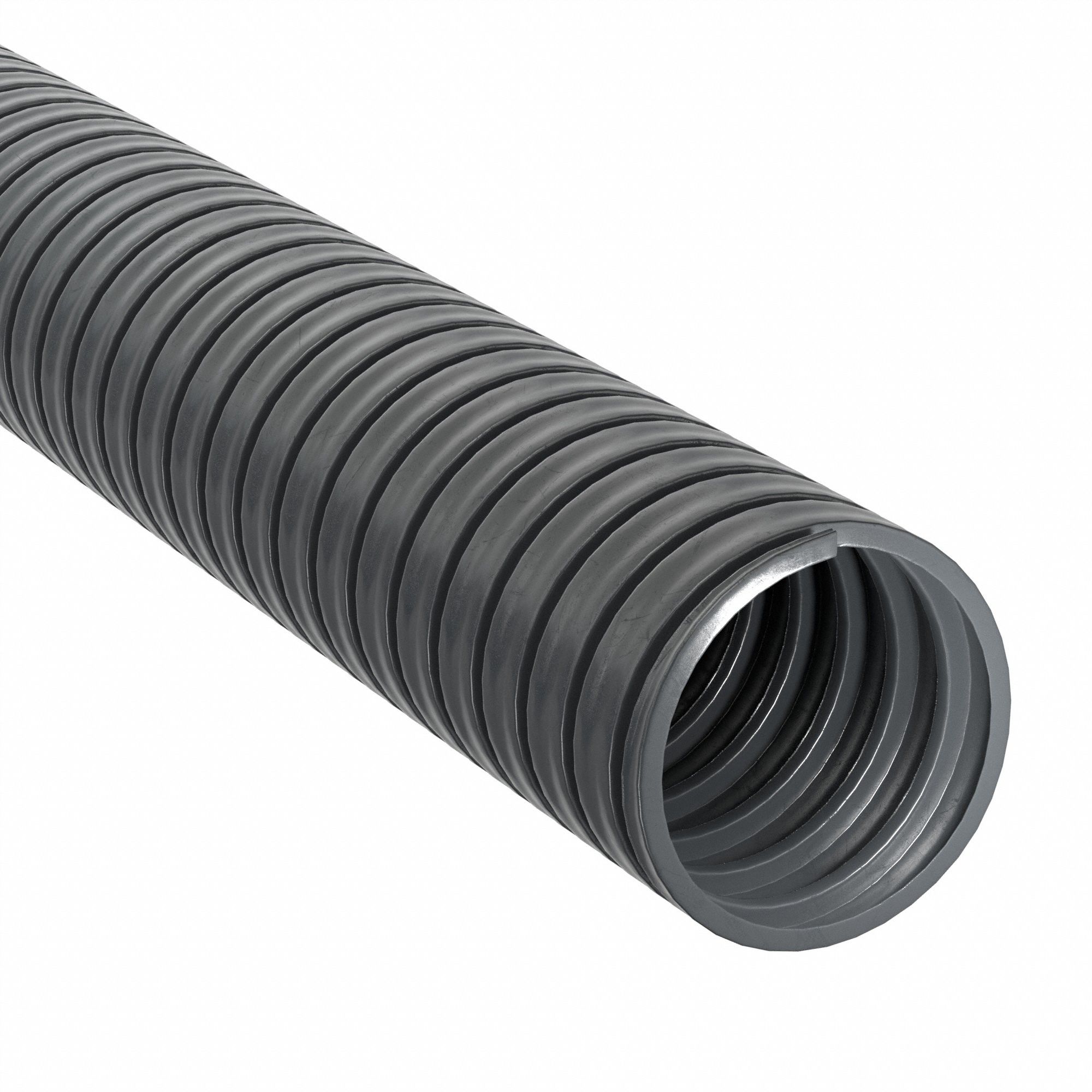 LIQUID-TIGHT METAL CONDUIT, ½ IN TRADE SIZE, SILVER, 25 FT NOMINAL L, S-TCC