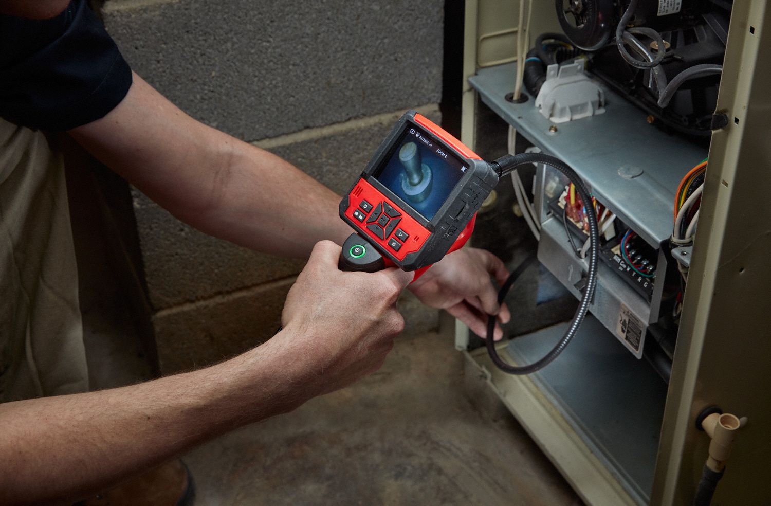 MILWAUKEE Video Borescope, 3.5 in. 40KJ35231521 Grainger