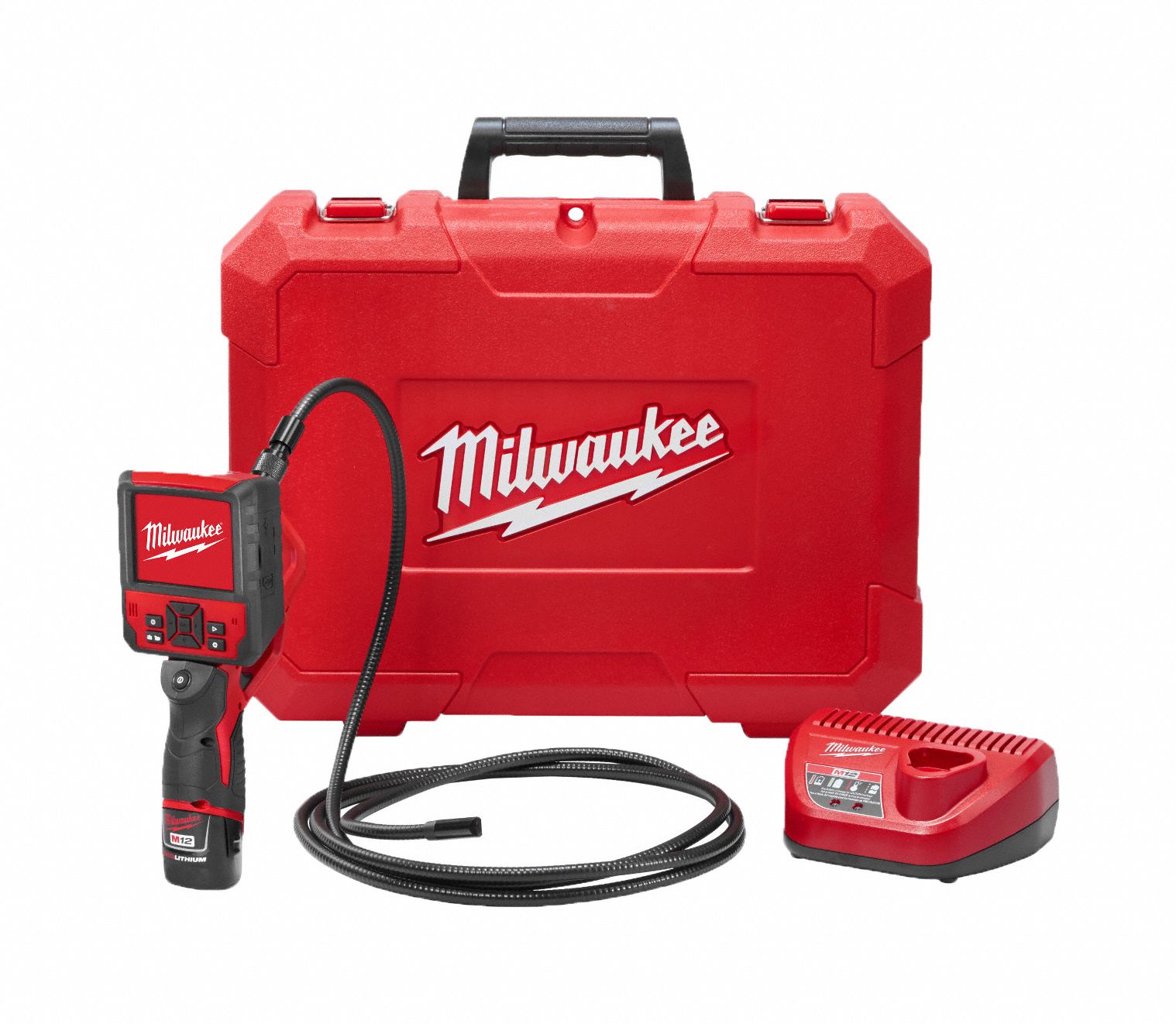 MILWAUKEE, 640 x 480, 9 ft Shaft Lg, Video Borescope 40KJ37231621