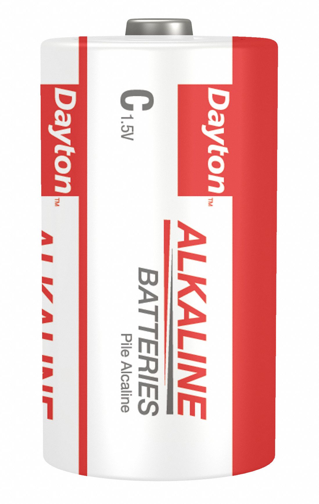 DAYTON Battery, Alkaline, C, Everyday, PK12 40KJ5640KJ56 Grainger