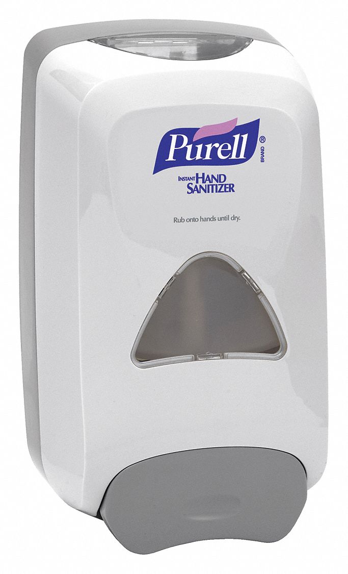 HAND SANITIZER DISPENSER, MANUAL, FMX-12 SERIES, GREY, PLASTIC, 1,200 ML REFILL SIZE