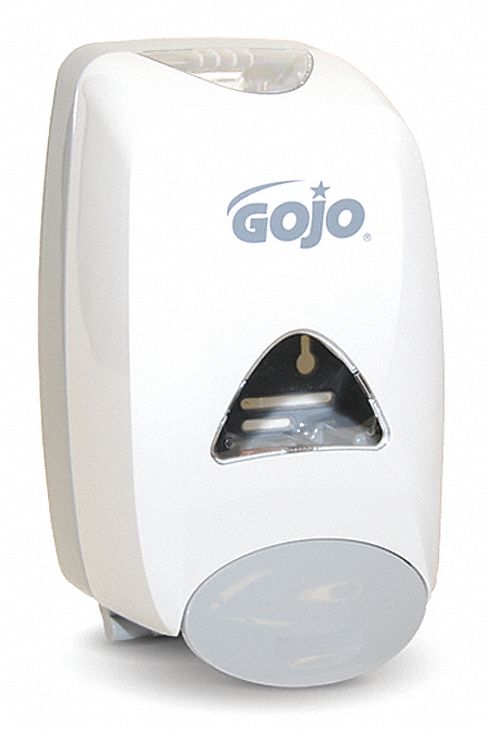 SOAP DISPENSER, MANUAL, 1,250 ML REFILL SIZE, FOAM/LIQUID, GREY, PLASTIC, FMX-12